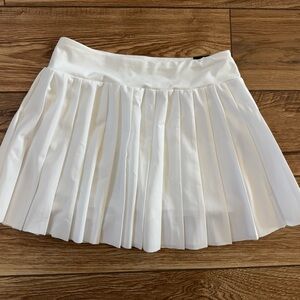 DSG White Mini Pleated Skort